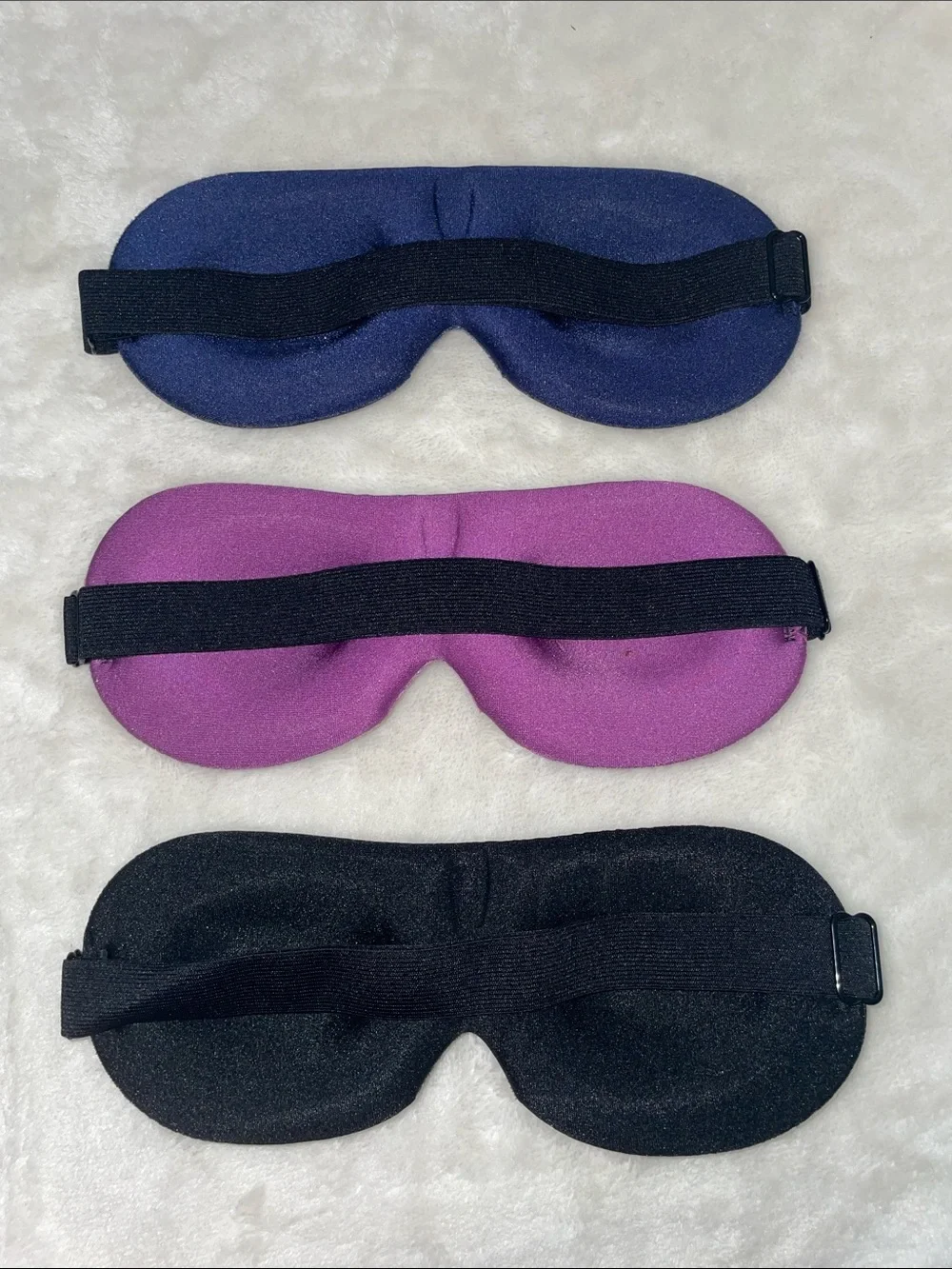 Luxury Sleep Mask - Black, Purple, Navy Eye Mask Set